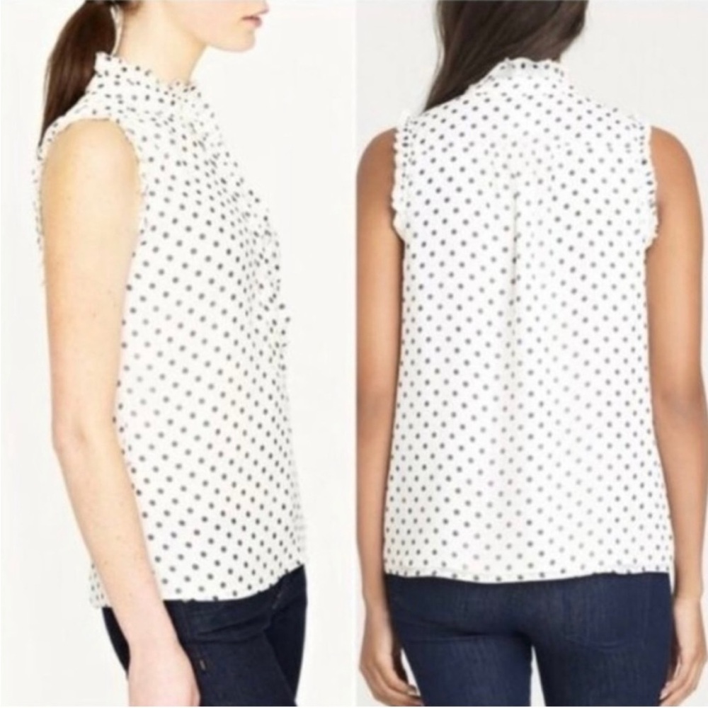 J Crew Polka Dot Blouse